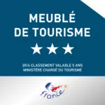 gite de vacances Classé 3 étoiles Atout France